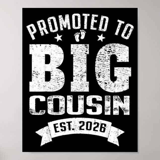 Poster Promoted To Big Cousin 2026 Cool Cousin Baby Annou (Devant)