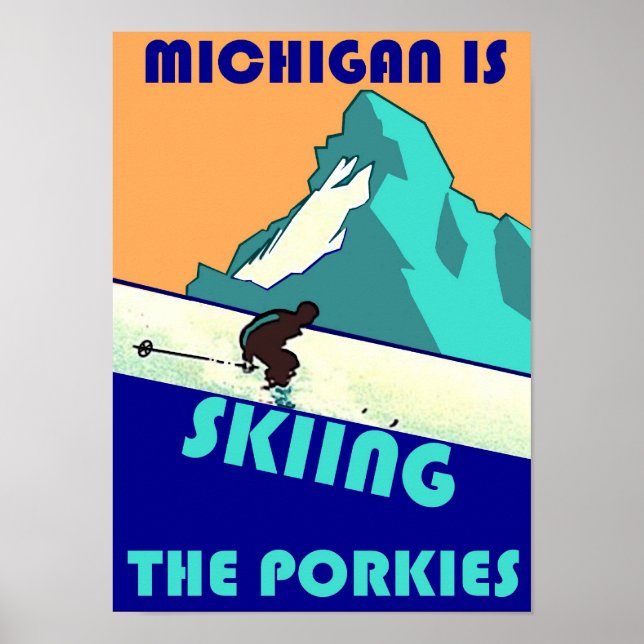 POSTER PROMOTIONNEL MICHIGAN SKIE LES PORKIES (Devant)
