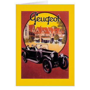 Poster promotionnel Peugeot Automobile