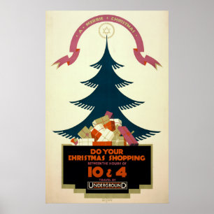 Poster Promouvoir Les Voyages Par London Undergrou