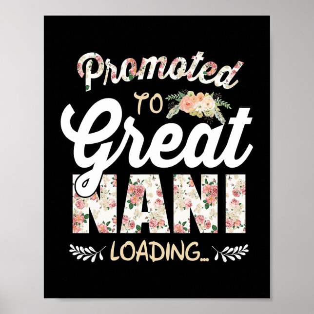 Poster Promu à Great Nani Est 2022 Floral première fois (Devant)