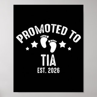Poster Promu Tia pour être 2026 Enfin Annonce Bébé