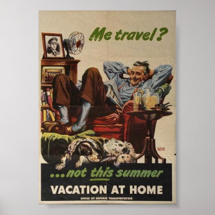 Poster Propagande 2ÈME GUERRE MONDIALE vintage