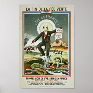 Poster Propagande anti-Absinthe