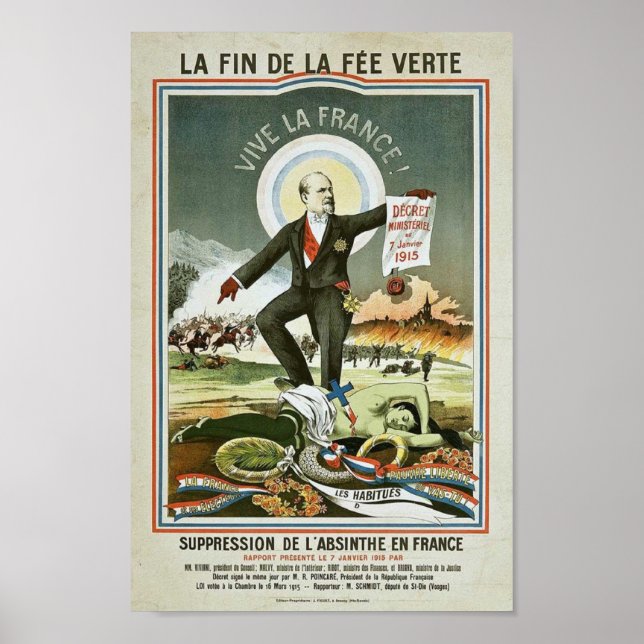 Poster Propagande anti-Absinthe (Devant)