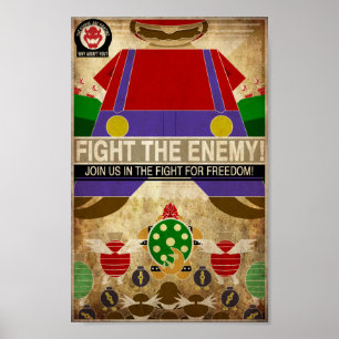 Poster Propagande de jeu vidéo