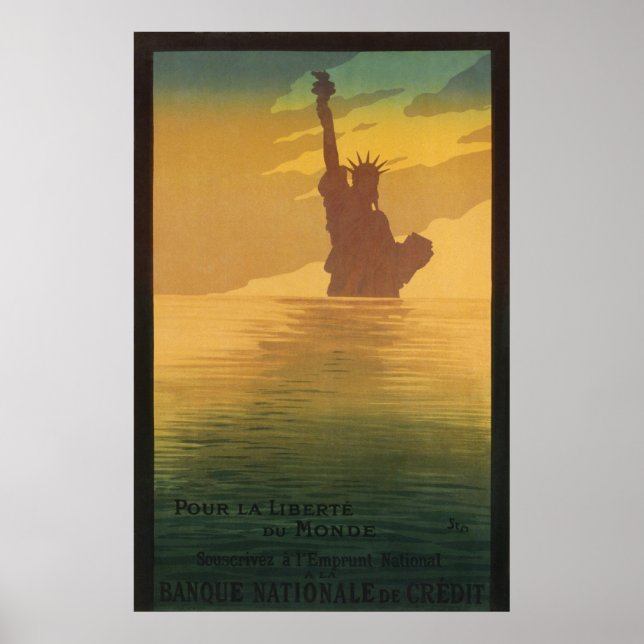 Poster Propagande de la Première Guerre mondiale (Devant)