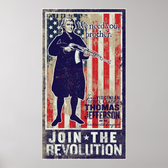 Poster Propagande de la révolution de Jefferson (Devant)
