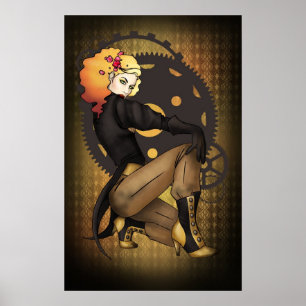Poster Propagande de pirate de Steampunk