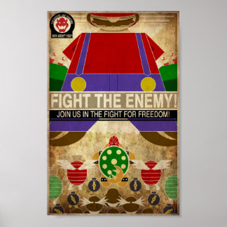 Poster Propagande du jeu vidéo