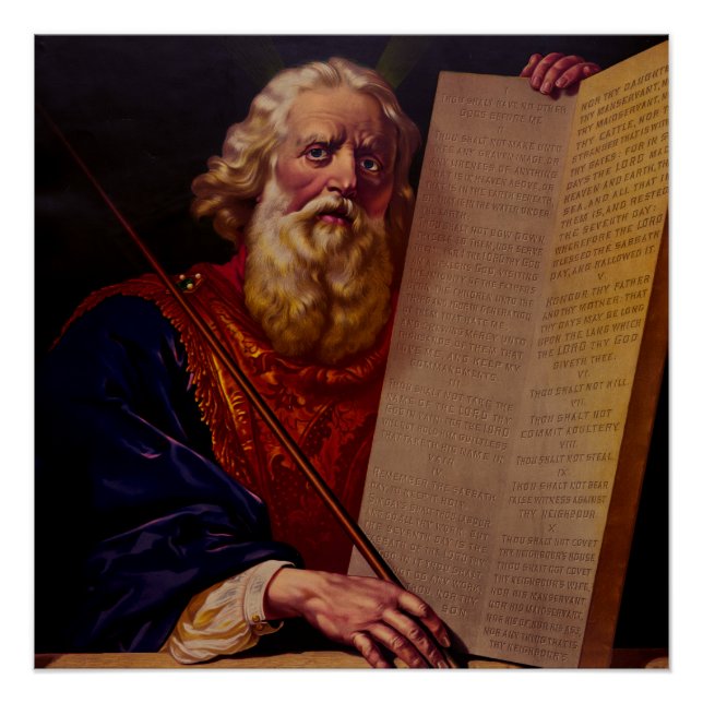 Poster Prophet Moses on Mount Sinai – High-Fidelity Epic  (Devant)