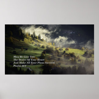 Poster Prophétique "Bénédiction pour le salut"