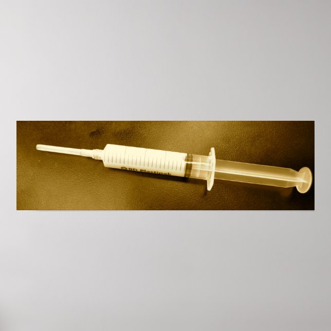 Poster Propofol dans l'affiche sépia (Devant)