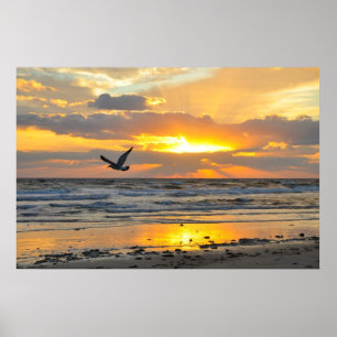 Poster Proposition du fiançailles Lever du soleil sur la 