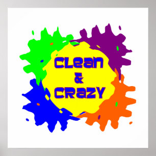 Poster Propre et fou