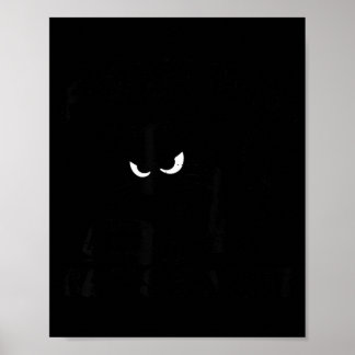 Poster Propriétaire de chat personnel drôle de chaton cha