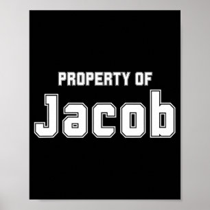Poster Propriété de Jacob Cadeaux drôles de Bachelorette 