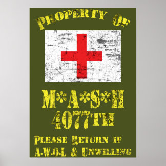 Poster Propriété De Mash 4077th