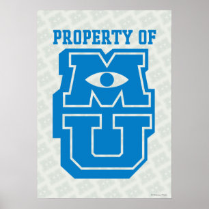 Poster Propriété du logo MU