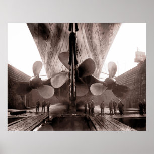 Poster PROPS de la RMS TITANIC 1911