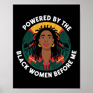 Poster Propulsé Par La Femme Noire Avant Moi Histoire Noi