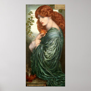 Poster Proserpine par Rossetti