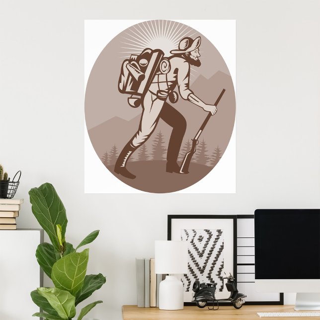 Poster Prospector Miner Randonnée (Créateur téléchargé)