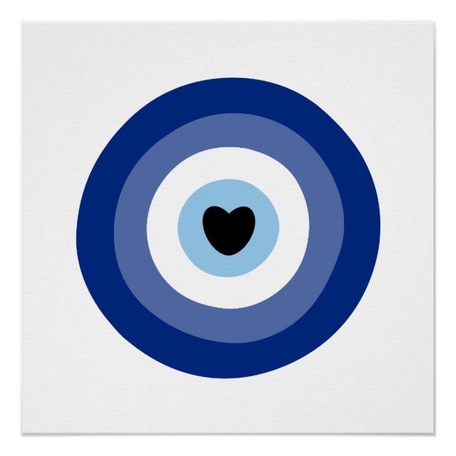 Poster Protection contre les symboles oculaires (Devant)