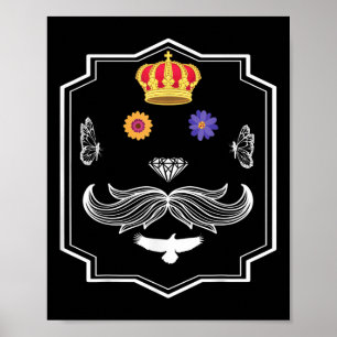 Poster Protection de l'environnement, Fleurs, Animaux, Sa