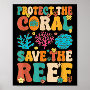 Poster Protéger Le Corail Enregistrer Le Corail Coral Ree