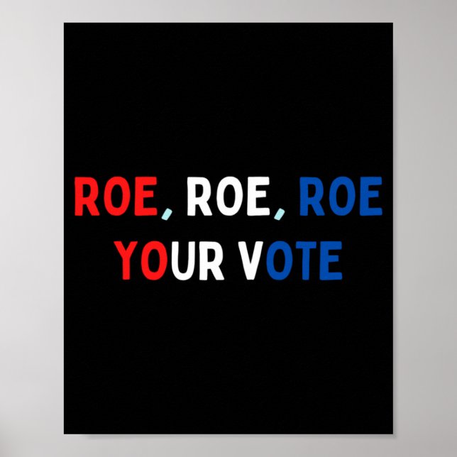 Poster Protéger Roe Roe Roe Roe Votre Vote Pro Roe Pro C (Devant)