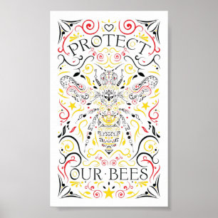 Poster protégez nos abeilles