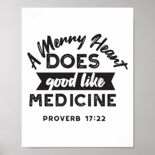 Poster Proverbe 17 Citation Verse Bible Conception altern