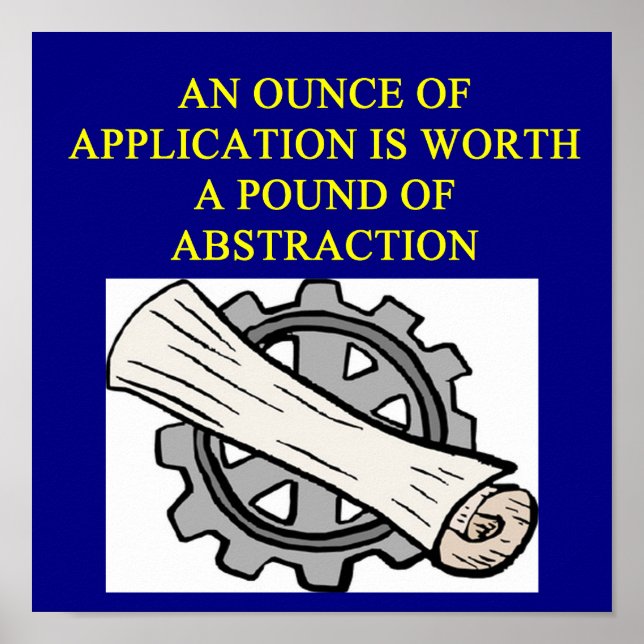 POSTER PROVERBE INGÉNIERIE (Devant)