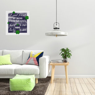Poster Proverbe sur l’amitié