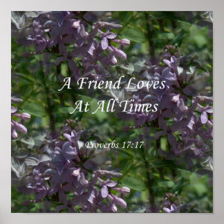 Poster proverbes17-17 ~ Lilacs