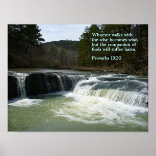 Poster Proverbes 13-20 Cascade