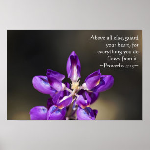 Poster Proverbes 4:23