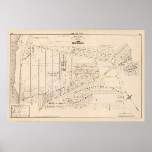 Poster Providence est Île de Rhode