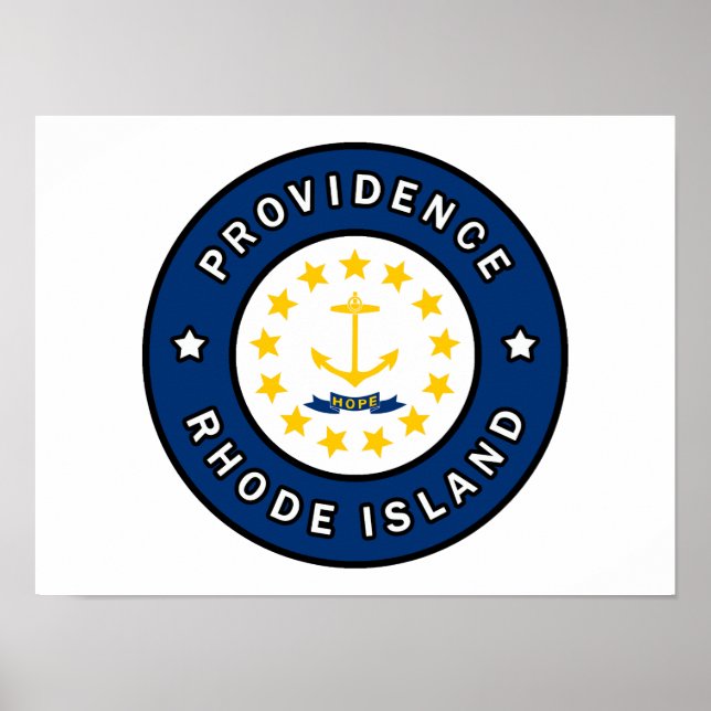 Poster Providence Rhode Island (Devant)