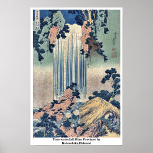 Poster Province de Mino de cascade de Yoro par
