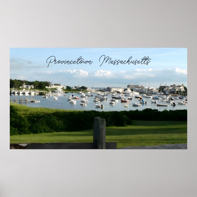 Poster Provincetown à Cape Cod, Massachusetts (Devant)