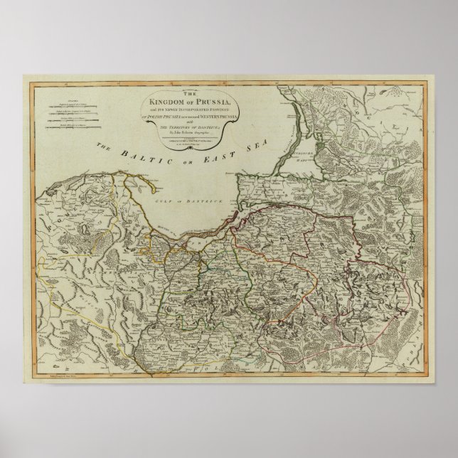 Poster Prusse, Dantzick (Devant)