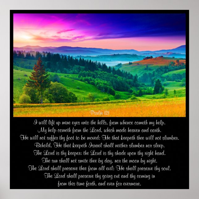 Poster Psalm 121 (Devant)