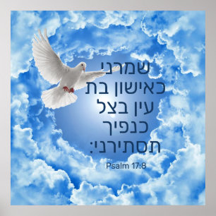 Poster Psalm 17:8 
