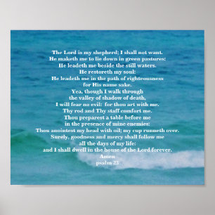 POSTER PSALM 23
