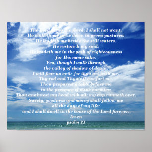 POSTER PSALM 23
