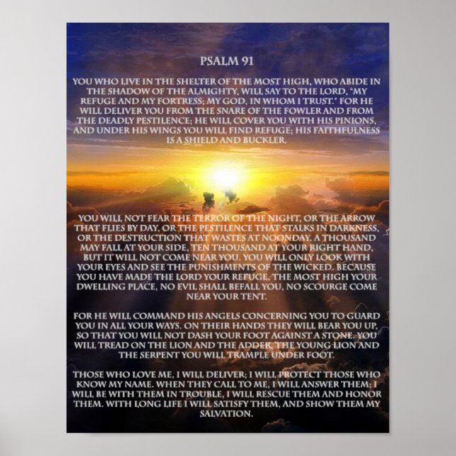 POSTER PSALM 91 (Devant)