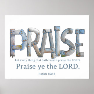 Poster Psalm Praise