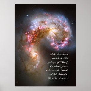 Poster Psalms 19 Inspirational